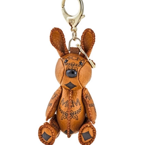 MCM Accessories - MCM Visetos Rabbit Keychain/Bag Charm